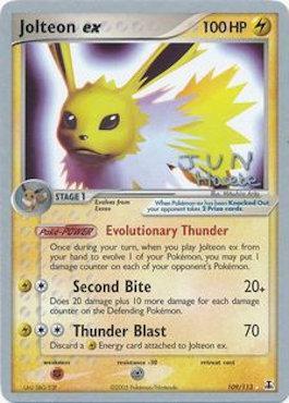 Jolteon ex (109/113) (Flyvees - Jun Hasebe) [World Championships 2007] | Galactic Gamez