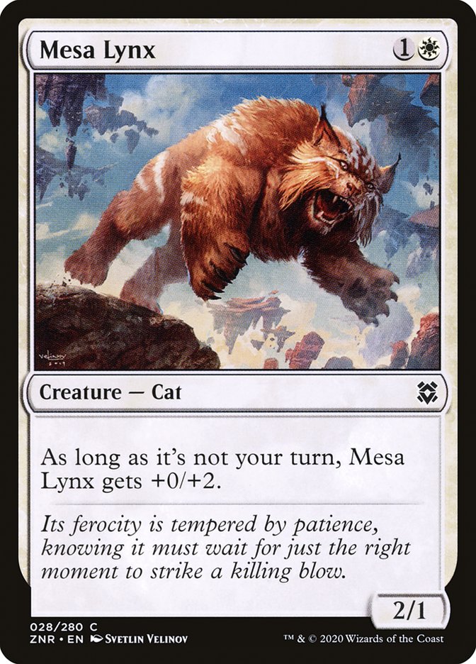 Mesa Lynx [Zendikar Rising] | Galactic Gamez