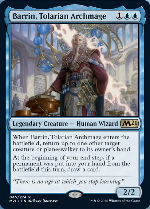 Barrin, Tolarian Archmage [Core Set 2021] | Galactic Gamez