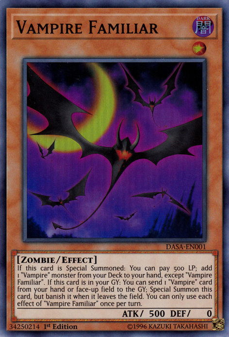 Vampire Familiar [DASA-EN001] Super Rare | Galactic Gamez