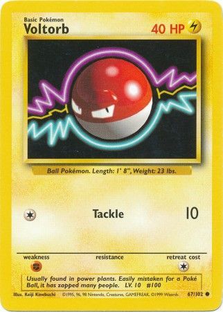 Voltorb (67/102) [Base Set Unlimited] | Galactic Gamez