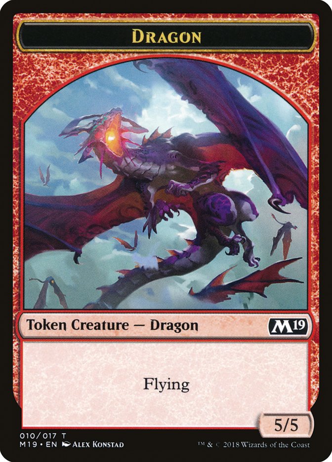 Dragon (010/017) [Core Set 2019 Tokens] | Galactic Gamez