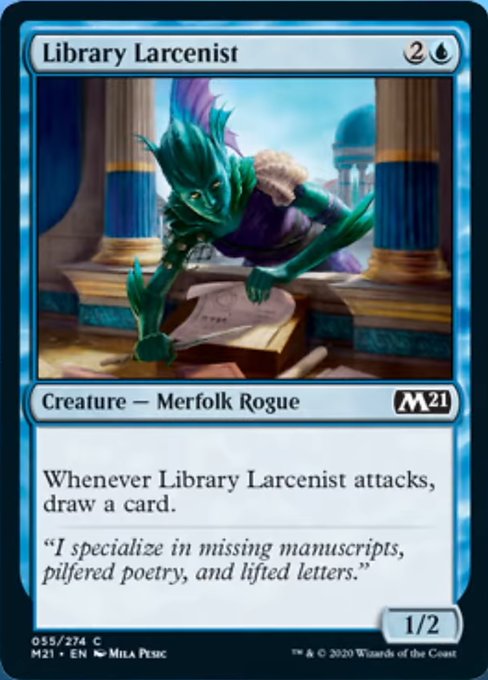 Library Larcenist [Core Set 2021] | Galactic Gamez