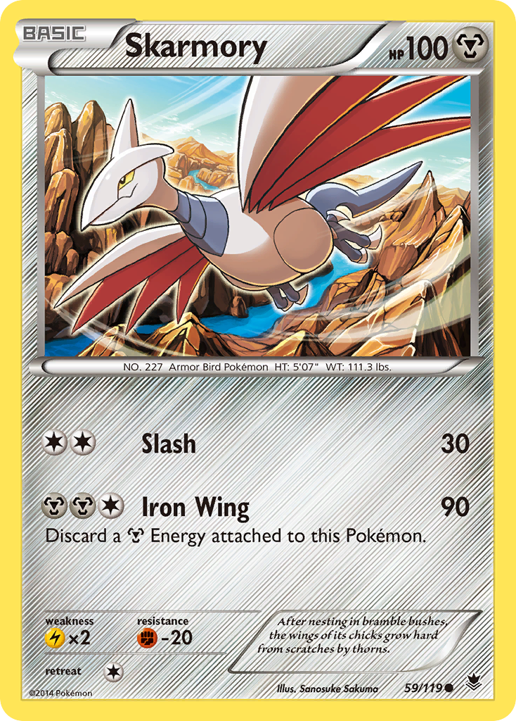 Skarmory (59/119) [XY: Phantom Forces] | Galactic Gamez