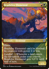 Brushfire Elemental (Showcase) [Zendikar Rising] | Galactic Gamez