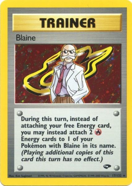 Blaine (17/132) [Gym Challenge Unlimited] | Galactic Gamez