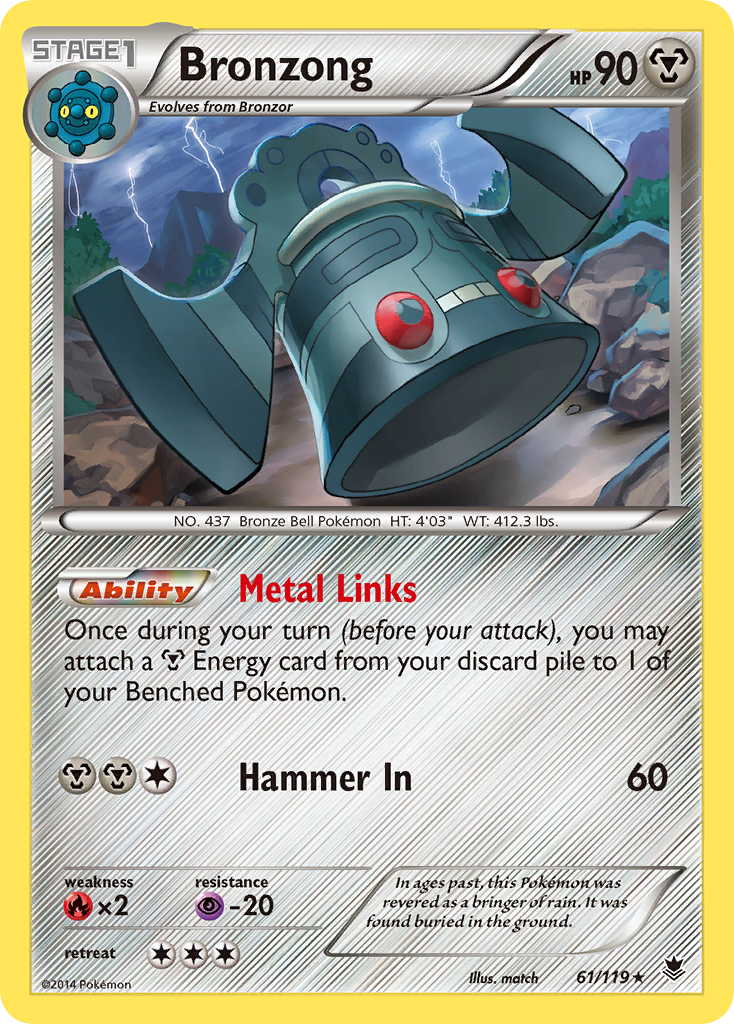 Bronzong (61/119) [XY: Phantom Forces] | Galactic Gamez