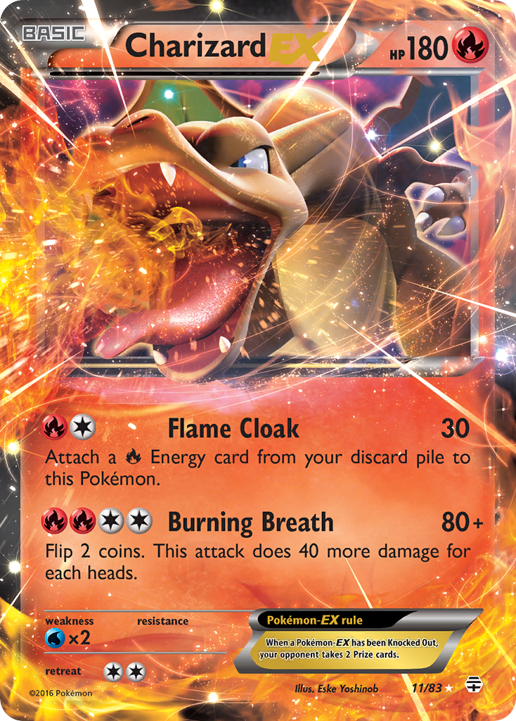 Charizard EX (11/83) [XY: Generations] | Galactic Gamez