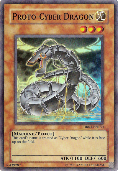 Proto-Cyber Dragon [DR04-EN130] Super Rare | Galactic Gamez