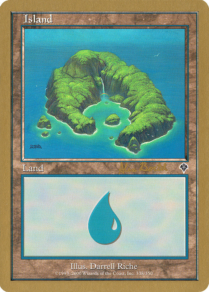 Island (ab338) (Alex Borteh) [World Championship Decks 2001] | Galactic Gamez