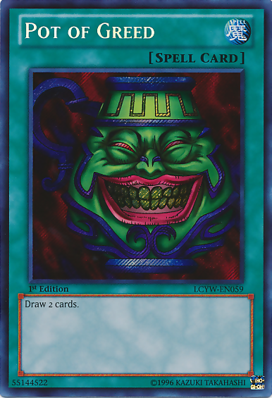 Pot of Greed [LCYW-EN059] Secret Rare | Galactic Gamez