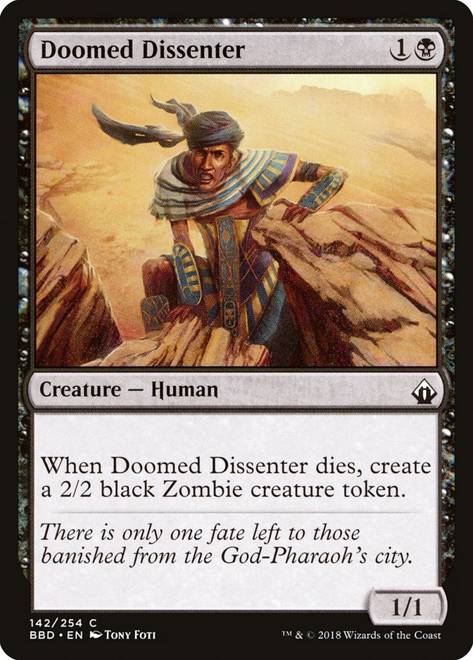 Doomed Dissenter [Battlebond] | Galactic Gamez