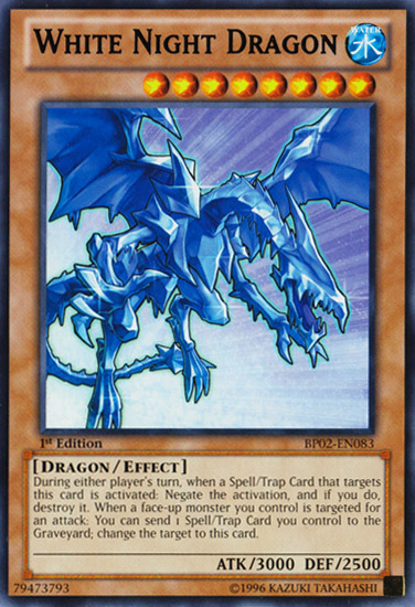 White Night Dragon [BP02-EN083] Rare | Galactic Gamez