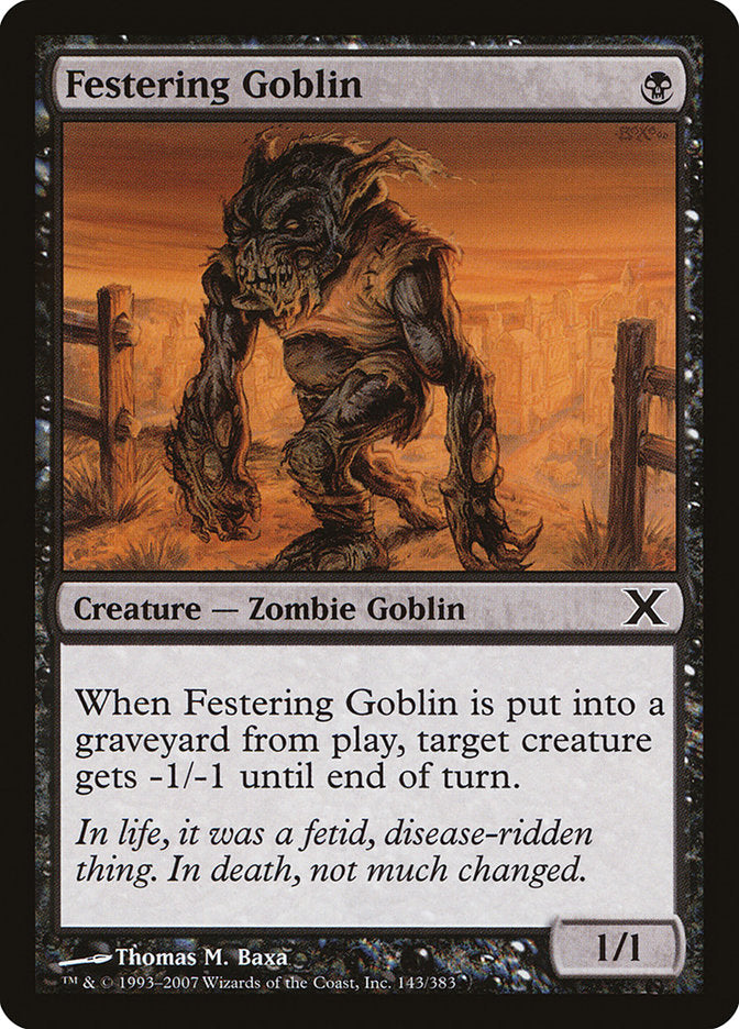 Festering Goblin [Tenth Edition] | Galactic Gamez