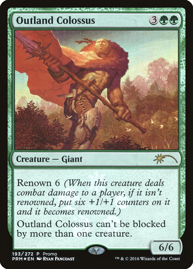 Outland Colossus [Resale Promos] | Galactic Gamez