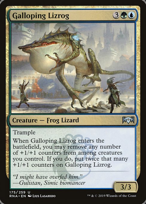 Galloping Lizrog [Ravnica Allegiance] | Galactic Gamez