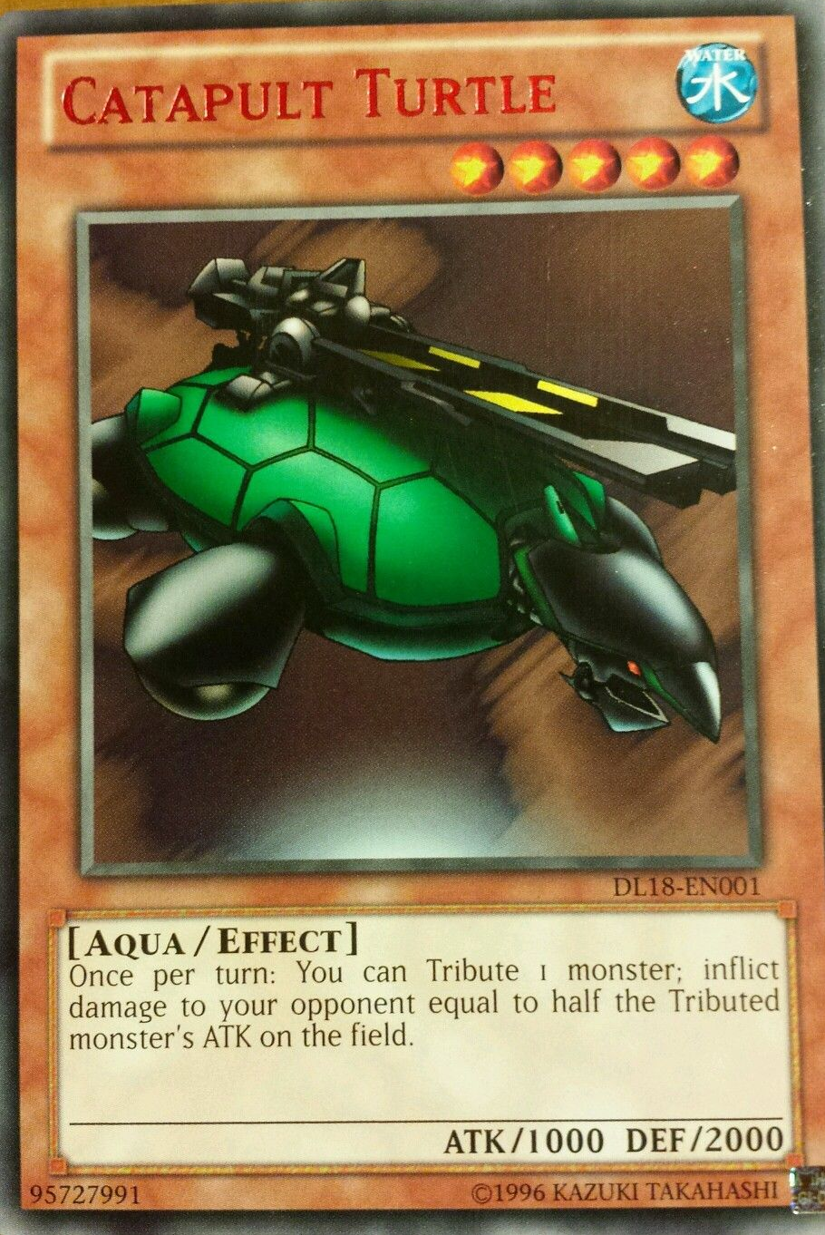 Catapult Turtle (Red) [DL18-EN001] Rare | Galactic Gamez