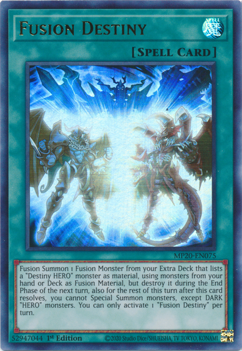 Fusion Destiny [MP20-EN075] Ultra Rare | Galactic Gamez