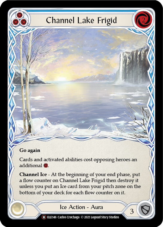 Channel Lake Frigid [U-ELE146] Unlimited Rainbow Foil | Galactic Gamez