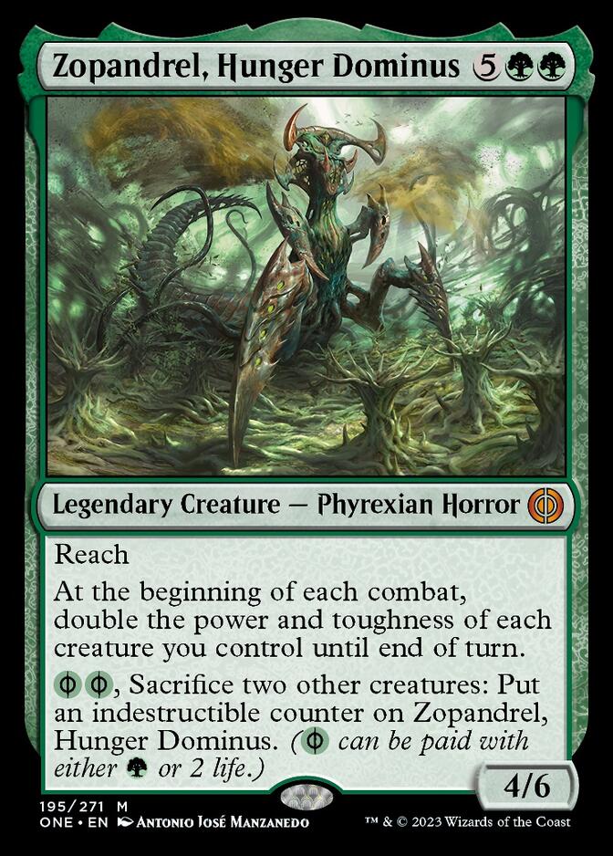Zopandrel, Hunger Dominus [Phyrexia: All Will Be One] | Galactic Gamez