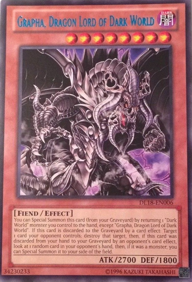 Grapha, Dragon Lord of Dark World (Blue) [DL18-EN006] Rare | Galactic Gamez