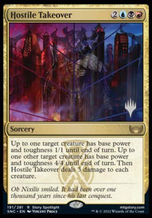 Hostile Takeover (Promo Pack) [Streets of New Capenna Promos] | Galactic Gamez