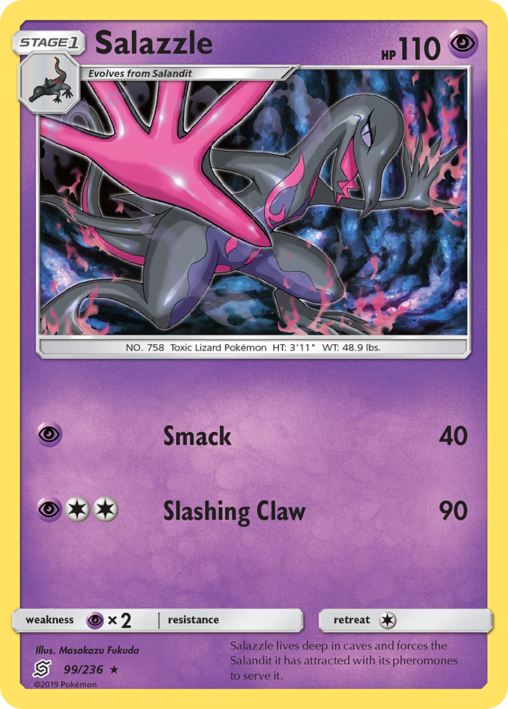 Salazzle (99/236) [Sun & Moon: Unified Minds] | Galactic Gamez