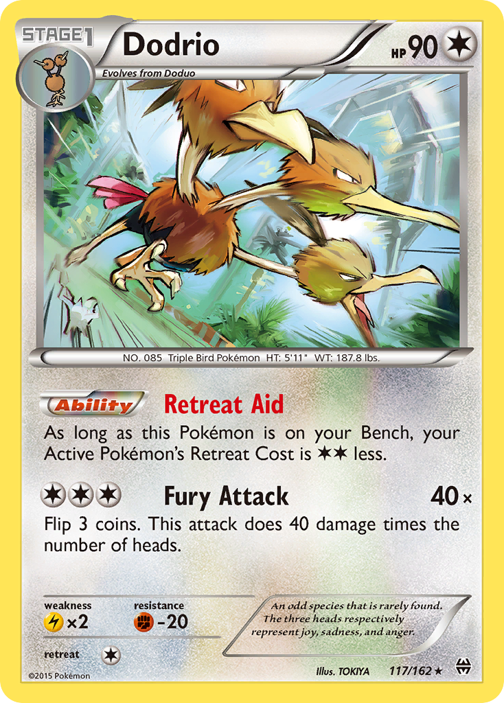 Dodrio (117/162) [XY: BREAKthrough] | Galactic Gamez