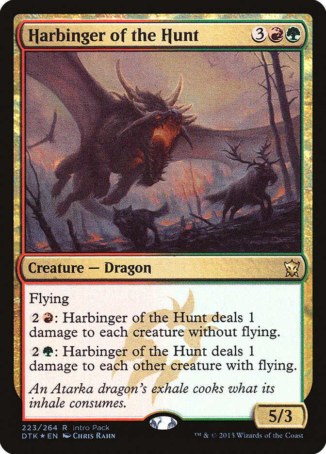 Harbinger of the Hunt (Intro Pack) [Dragons of Tarkir Promos] | Galactic Gamez