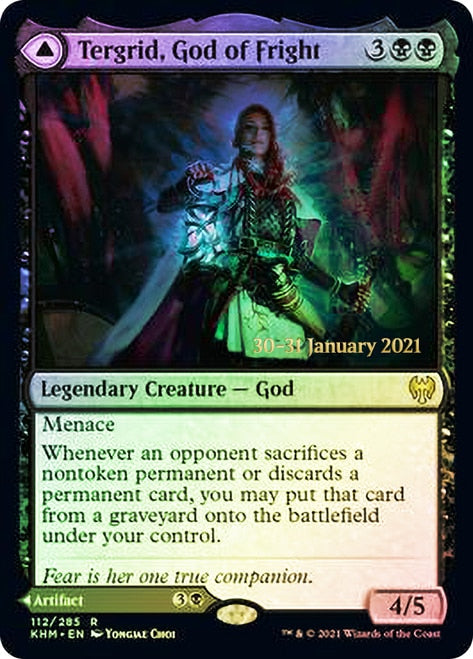 Tergrid, God of Fright // Tergrid's Lantern  [Kaldheim Prerelease Promos] | Galactic Gamez