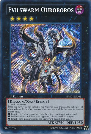 Evilswarm Ouroboros [HA07-EN065] Secret Rare | Galactic Gamez