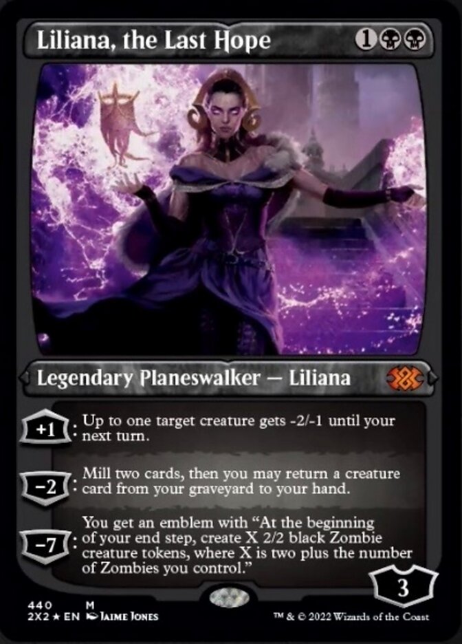 Liliana, the Last Hope (Foil Etched) [Double Masters 2022] | Galactic Gamez
