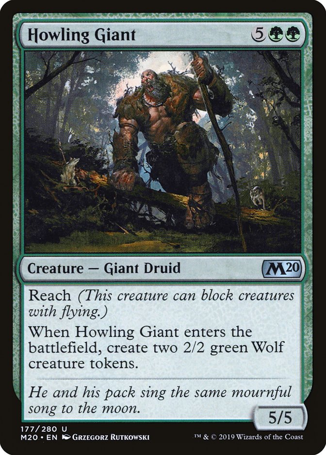 Howling Giant [Core Set 2020] | Galactic Gamez