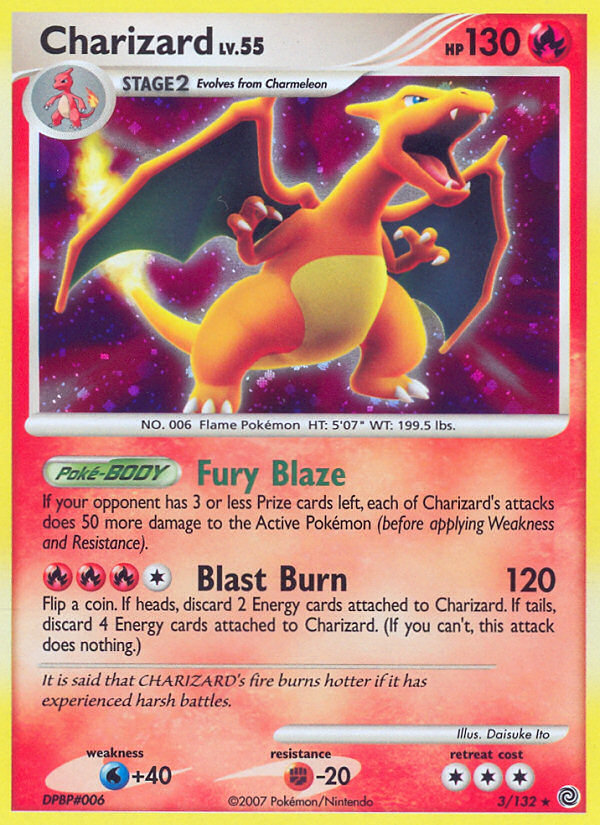 Charizard (3/132) [Diamond & Pearl: Secret Wonders] | Galactic Gamez