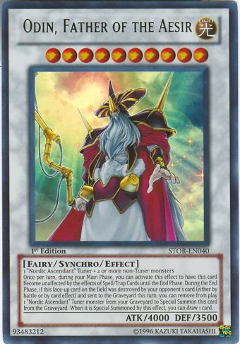 Odin, Father of the Aesir [STOR-EN040] Ultra Rare | Galactic Gamez