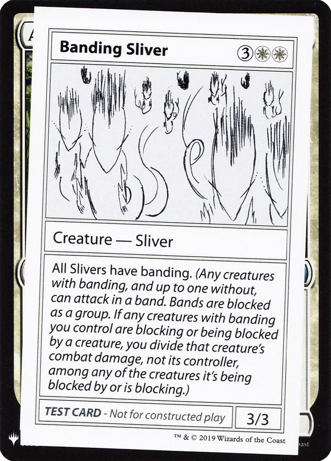 Banding Sliver [Mystery Booster Playtest Cards] | Galactic Gamez