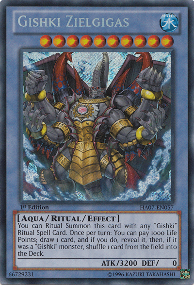 Gishki Zielgigas [HA07-EN057] Secret Rare | Galactic Gamez