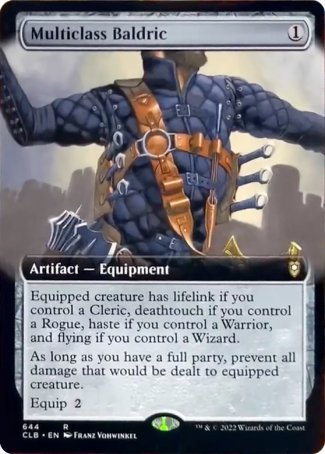 Multiclass Baldric (Extended Art) [Commander Legends: Battle for Baldur's Gate] | Galactic Gamez