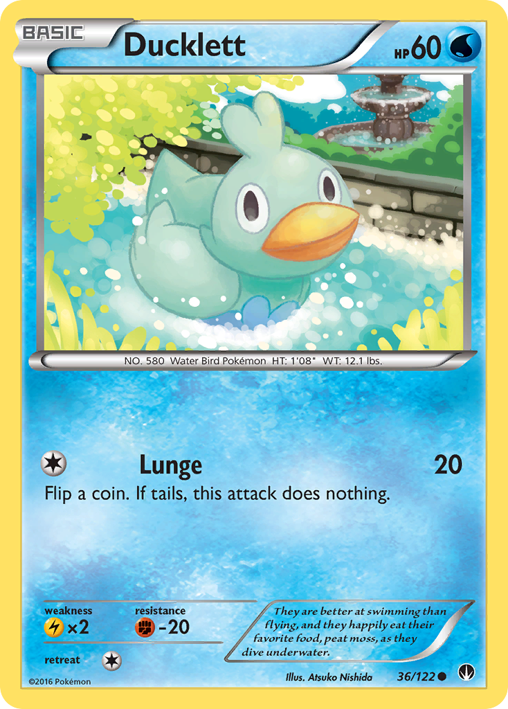 Ducklett (36/122) [XY: BREAKpoint] | Galactic Gamez