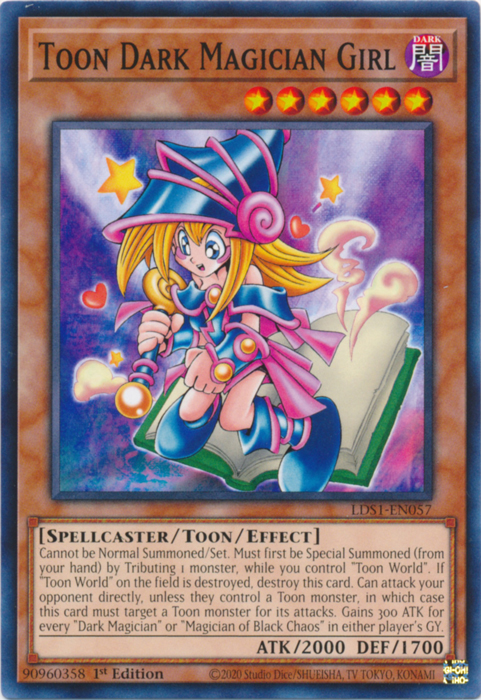 Toon Dark Magician Girl [LDS1-EN057] Common | Galactic Gamez