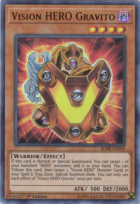Vision HERO Gravito [BLHR-EN009] Ultra Rare | Galactic Gamez