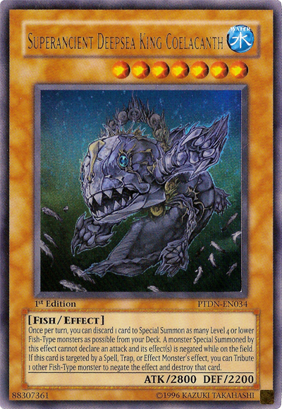 Superancient Deepsea King Coelacanth [PTDN-EN034] Ultra Rare | Galactic Gamez