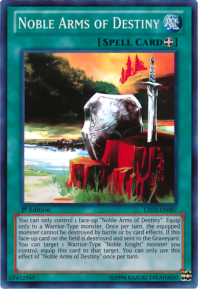 Noble Arms of Destiny [LTGY-EN087] Super Rare | Galactic Gamez