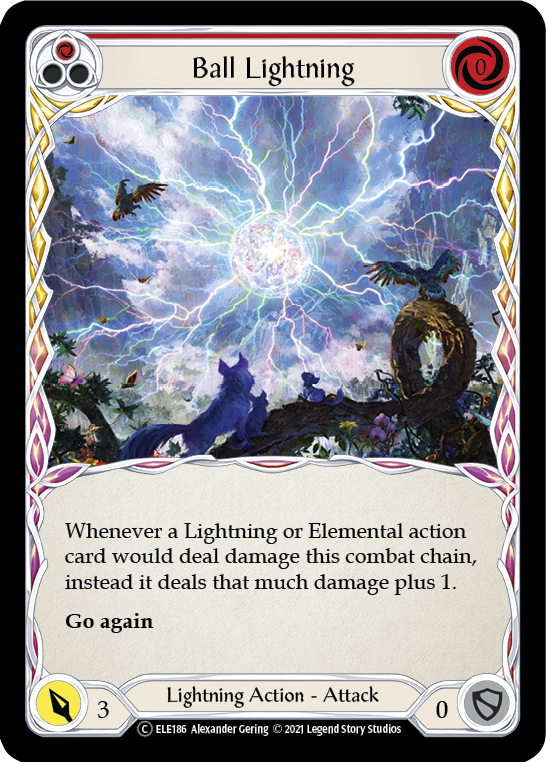 Ball Lightning (Red) [U-ELE186] Unlimited Normal | Galactic Gamez