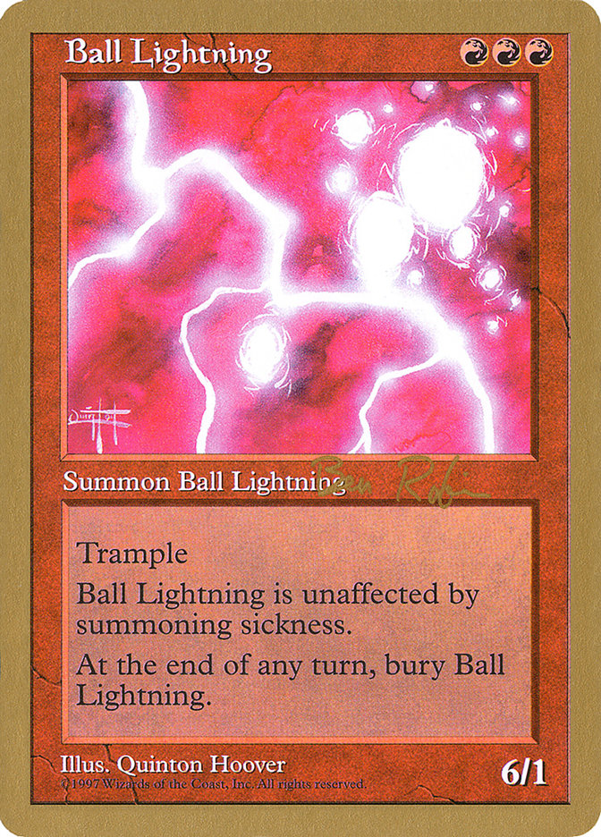 Ball Lightning (Ben Rubin) [World Championship Decks 1998] | Galactic Gamez