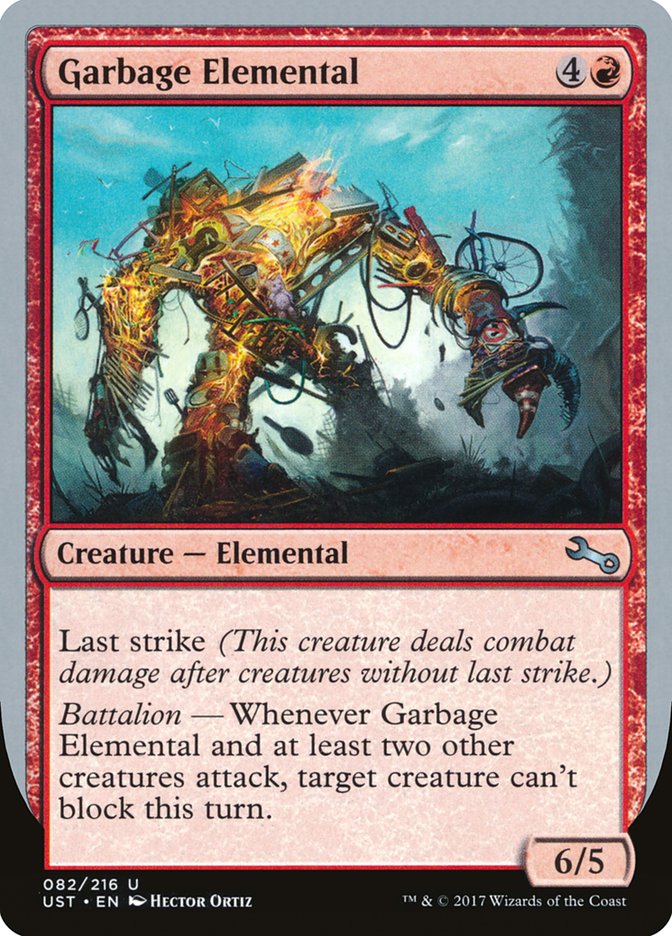 Garbage Elemental (6/5 Creature) [Unstable] | Galactic Gamez