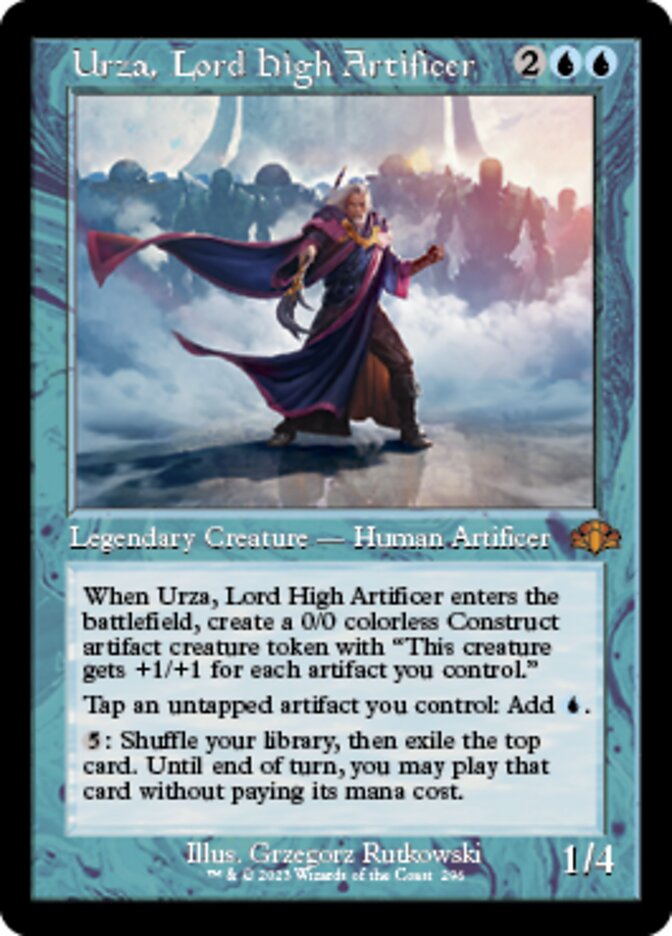 Urza, Lord High Artificer (Retro) [Dominaria Remastered] | Galactic Gamez