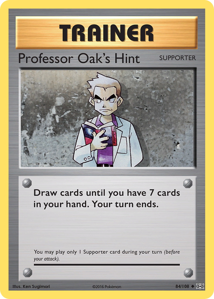 Professor Oak's Hint (84/108) [XY: Evolutions] | Galactic Gamez