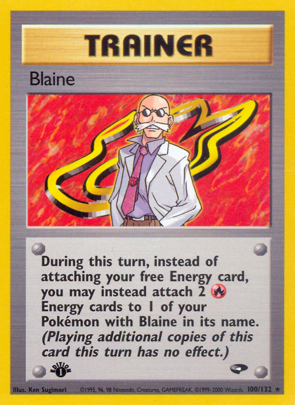 Blaine (100/132) [Gym Challenge 1st Edition] | Galactic Gamez