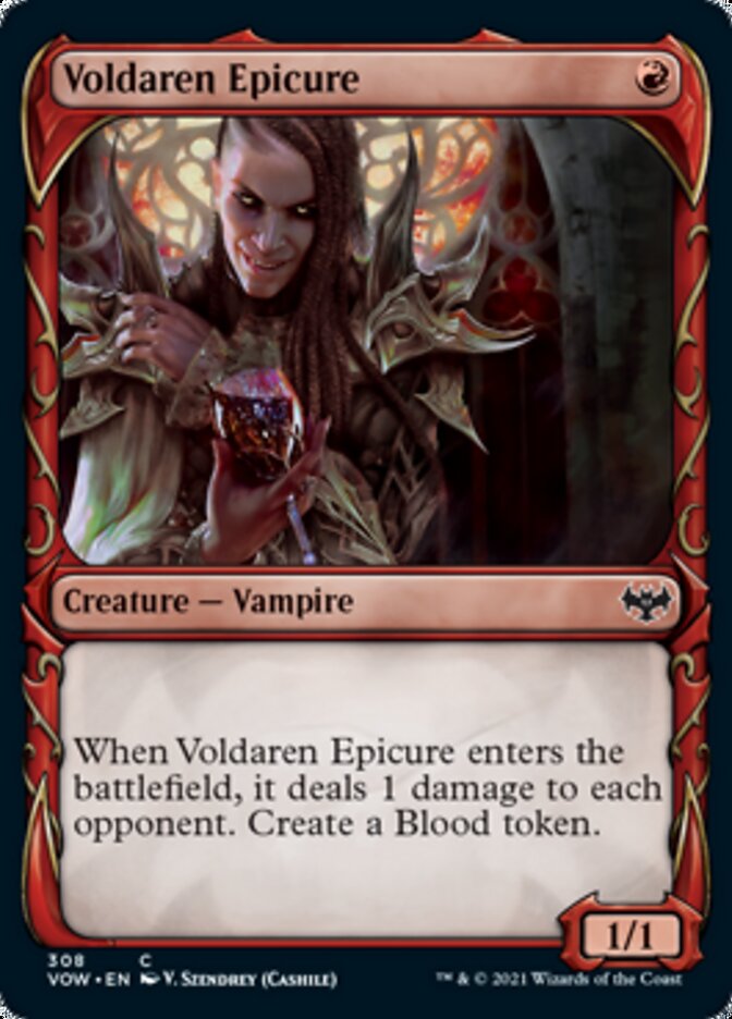 Voldaren Epicure (Showcase Fang Frame) [Innistrad: Crimson Vow] | Galactic Gamez